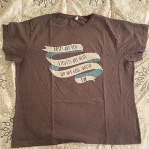 Schitt's Creek Ew, David Unique T-Shirt 3XL Women